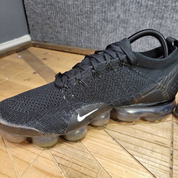 Nike Air Vapormax Flyknit 2 942842-001 Mens Size 8.5 Black Running‎ Shoes Mesh - Picture 6 of 11